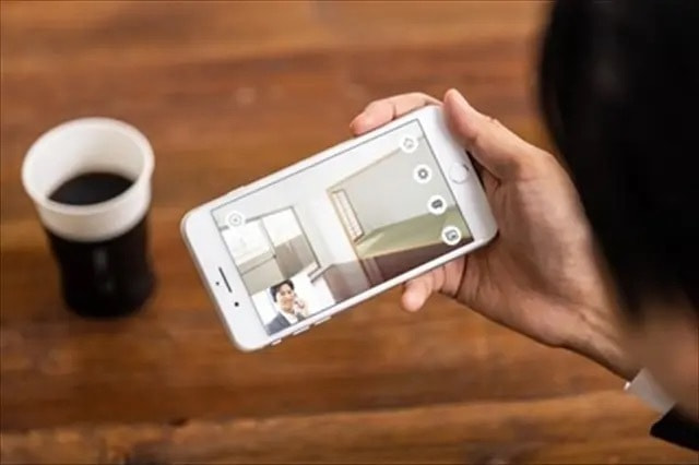 スマホを使って内見
