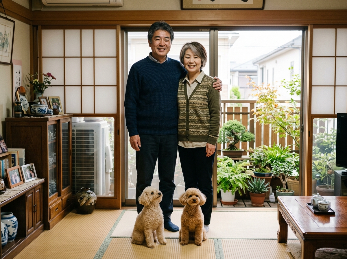 佐藤ご夫妻とルル＆ココ